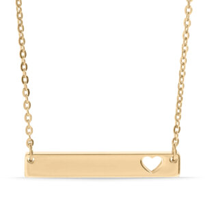 Heart Bar Necklace