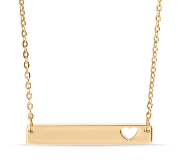 Heart Bar Necklace