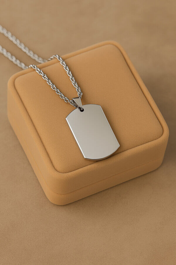 Military Dog Tag Necklace - Image 2