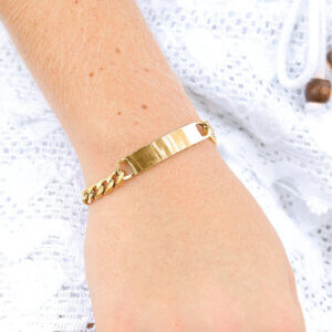 Curved Bar Bracelet