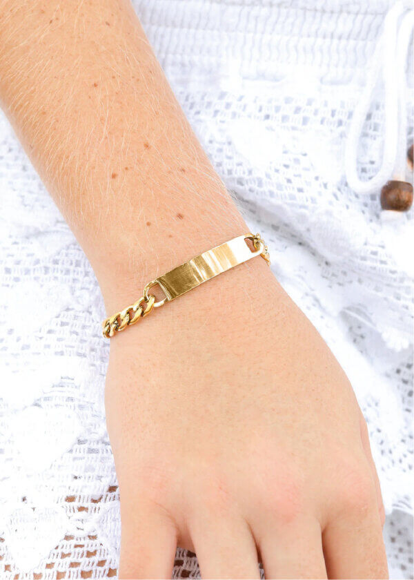 Curved Bar Bracelet
