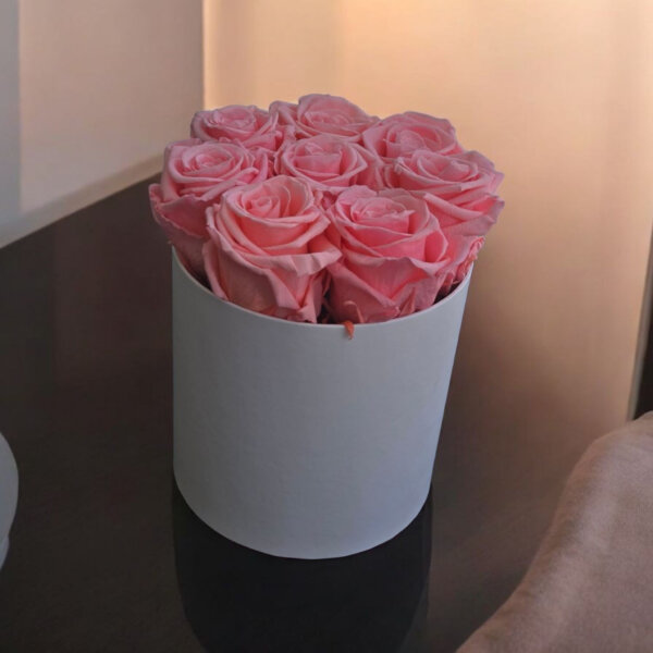 Small Flat Round Box Bouquet - Image 2