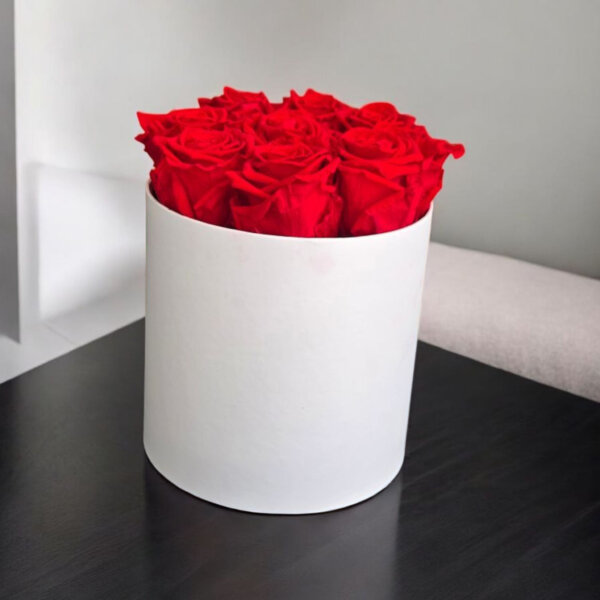 Small Flat Round Box Bouquet - Image 4