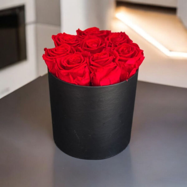 Small Flat Round Box Bouquet - Image 3