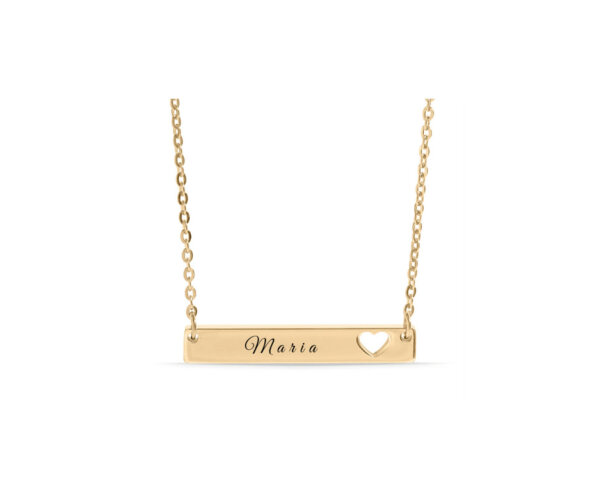 Heart Bar Necklace