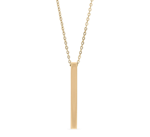 Square Vertical Bar Necklace