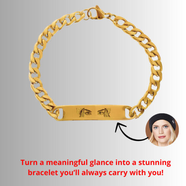Curved Bar Bracelet - Image 7